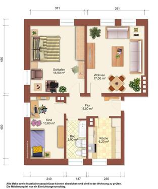 Foto - 3 Zimmer Etagenwohnung zur Miete in Zittau
