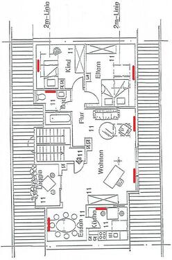 Foto - 3 Zimmer Dachgeschoßwohnung zur Miete in Nürnberg