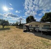 Camping auf dem Bauernhof- Urlaub im Wohnwagen Bayern - Thierstein
