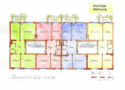 Foto - 3 Zimmer Etagenwohnung zur Miete in Braunschweig