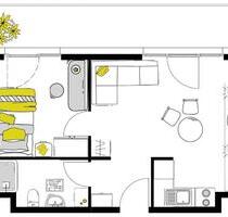 Moderne 2-Zimmer-Wohnung mit riesiger Dachterrasse - Berlin Lichtenberg