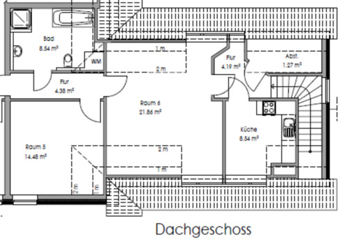 Foto - Einliegerwohnung - 500,00&nbsp;EUR Kaltmiete, ca.&nbsp; 63,00&nbsp;m&sup2;