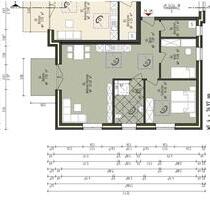 3 Zimmerwohnung Neubau 77m² KfW 40 - Weener
