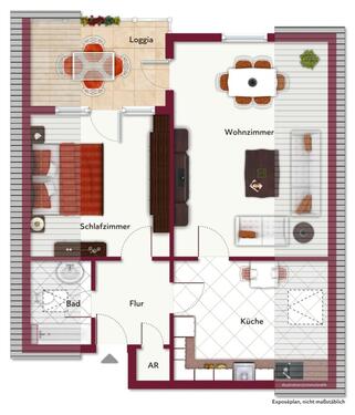 Foto - Etagenwohnung in Gütersloh zur Miete