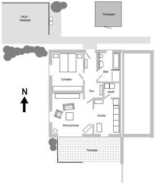 Foto - Etagenwohnung zur Miete in Steinbergkirche