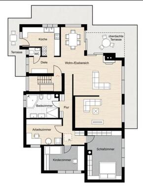 Foto - PF-Rod: Weitläufige 4,5-Zimmer-Wohnung mit Blick - 177qm