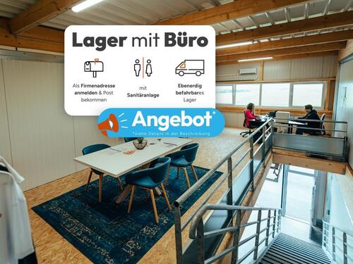 Foto - ANGEBOT! 110m² Lager mit Büro 