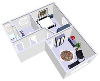 Foto - 2 Zimmer Etagenwohnung zur Miete in Kiel