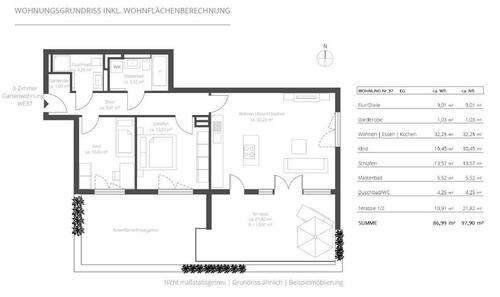 Foto - 3 Zimmer Erdgeschoßwohnung zum Kaufen in München