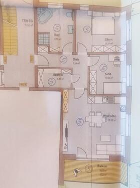 Foto - 3 Zimmer Etagenwohnung zur Miete in Bissingen