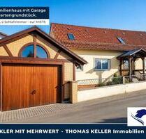 5 ZKB. Haus mit EBK, Garage und Gartengrundstück - Nidda