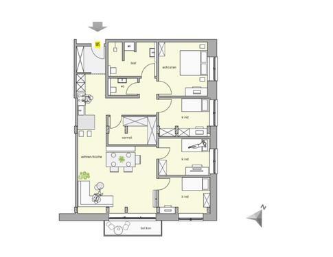 Foto - Etagenwohnung in Lautertal (Odenwald) zur Miete