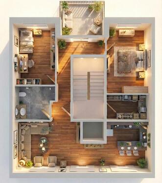 Foto - 3 Zimmer Etagenwohnung zur Miete in Ludwigshafen am Rhein