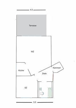 Foto - Erdgeschosswohnung mit kleinem Garten