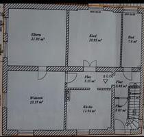 3 - Raum - Wohnung in Fürstenwalde Spree - Erkner