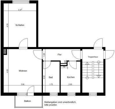 Foto - Etagenwohnung in Nordhausen zur Miete