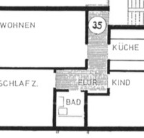 3-Zimmer-Wohnung im Herzen der Nordstadt - Pforzheim Eutingen
