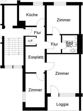 Foto - Etagenwohnung zur Miete in Osnabrück