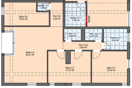 Foto - Bürofläche Wohnung - 13,00 EUR Kaltmiete,