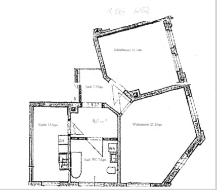 Foto - Zwei - Zimmer Wohnung in Aue-Bad Schlema, 1 Monat mietfrei