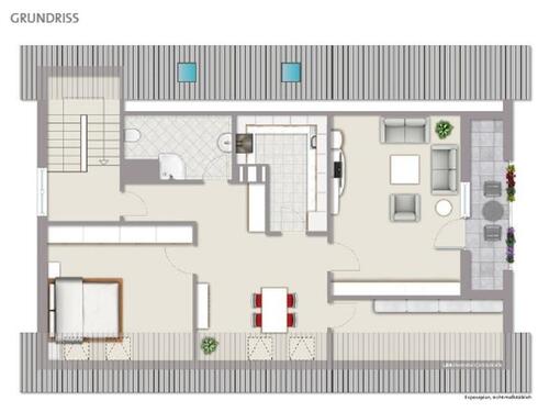 Foto - 2 Zimmer Etagenwohnung zur Miete in Zimmern ob Rottweil