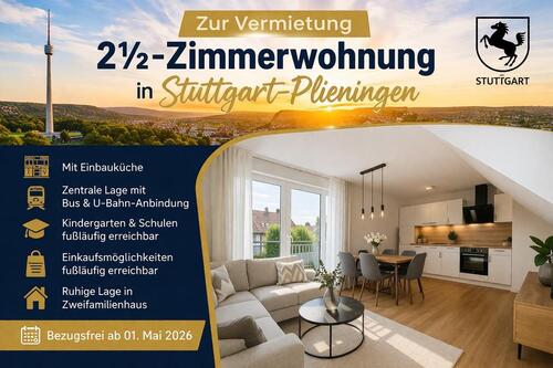 Foto - 2,5 Zimmer-Wohnung in Stuttgart mit Einbauküche