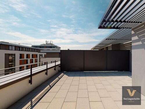 Foto - Lichtdurchflutete und großzügig geschnittene 3-Zimmer-Wohnung mit großer Dachterrasse!