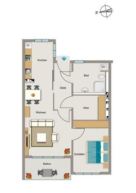 Foto - Etagenwohnung in Lünen zur Miete