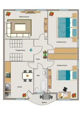 Foto - 3.5 Zimmer Etagenwohnung zur Miete in Herten