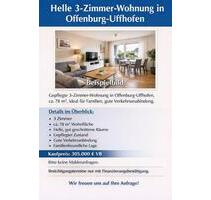 gepflegte und schicke 3-Zimmer-Wohnung - Offenburg Rammersweier
