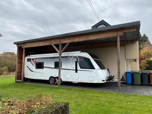 Foto - Stellplatz Carport für Wohnwagen oder Wohnmobil