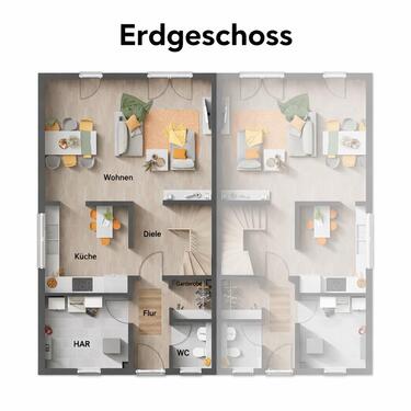 Foto - 4 Zimmer Doppelhaushälfte in Wachtberg