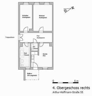 Foto - Großzügige 2 Zimmer Wohnung mit sonnigem Balkon