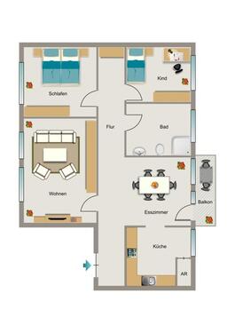 Foto - 3.5 Zimmer Etagenwohnung in Recklinghausen
