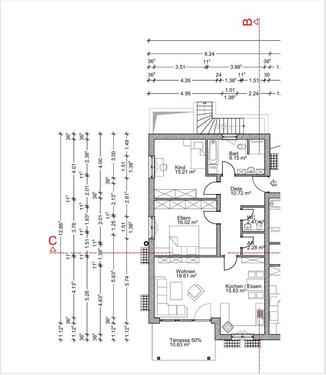 Foto - 3 Zimmer Erdgeschoßwohnung zur Miete in Vilshofen an der Donau