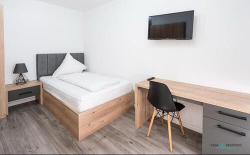 Foto - Single Studio Apartment mit Einbauküche und Arbeitsplatz