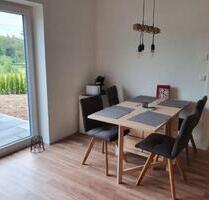 2-Zimmer Wohnung 91599 Erlmühle, Küche, Terrasse, Garten, - Dentlein am Forst