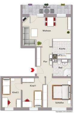 Foto - 4 Zimmer Etagenwohnung zur Miete in Cottbus