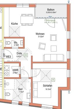 Foto - Mietwohnung - 850,00 EUR Kaltmiete,