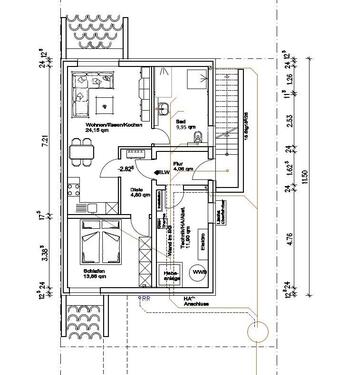 Foto - 2 Zimmerwohnung in Waghäusel-Wiesental ab dem 01.05 zum vermieten
