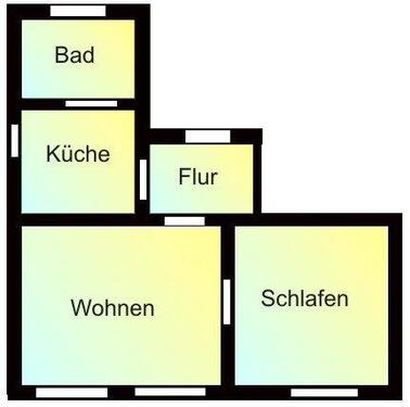 Foto - 2 Zimmer Erdgeschoßwohnung zur Miete in Schmölln