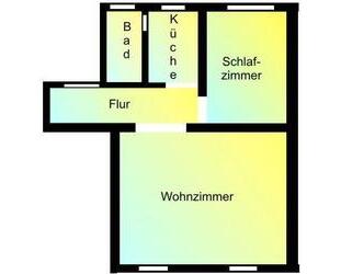 2-Raum im Zentrum - 249,00&nbsp;EUR Kaltmiete, ca.&nbsp; 49,00&nbsp;m&sup2; in Schmölln (PLZ: 04626)