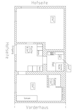 Foto - 2-Zimmer-EG Wohnung in Angermünde (Altstadt) - ruhig+neue Heizung