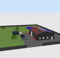 Vermiete Lagerhalle Gewerbehalle Werkstatt Garage Hochregal - Apen