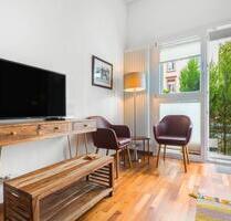 1.5 Zimmer Furnished Wohnung wprivate patio Frankfurt Bornheim - Frankfurt am Main