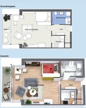 Foto - 2 Zimmer Etagenwohnung in Wasserburg am Inn