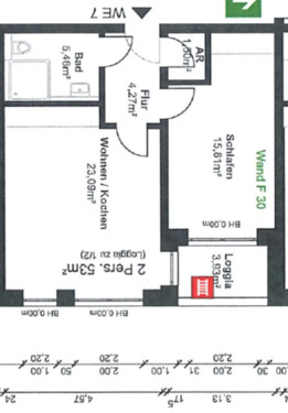 Foto - Mietwohnung 52m² -MS Rumphorst - 780,00 EUR Kaltmiete,