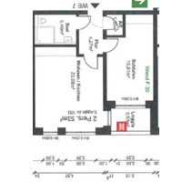 Mietwohnung 52m² -MS Rumphorst - 780,00 EUR Kaltmiete, in Emsdetten (PLZ: 48282)