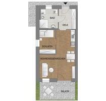 Moderne 2-Zimmer Wohnung mit Einbauküche und Balkon in 93199 Zell - Wald