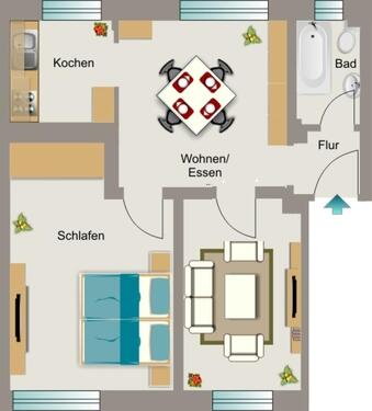 Foto - Etagenwohnung zur Miete in Kamp-Lintfort